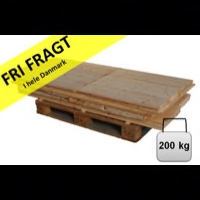 Limtræ pakke nr. 482. Fyrtræ - 200 kg assorteret leveres til døren fra Aktivslivern.dk